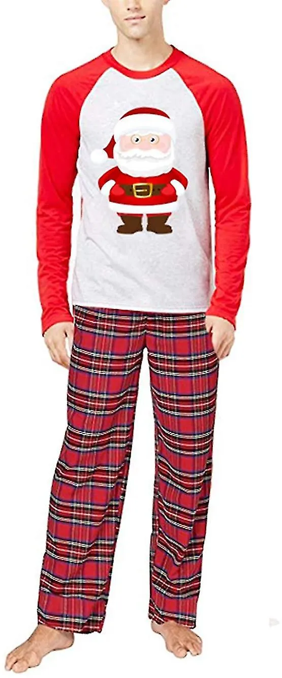 FAMILY CHRISTMAS PAJAMAS SET TODDLER BABY BOYS GIRLS XMAS HOMEWEAR PARENTCHILD SANTA CLAUS PRINTED SLEEPWEAR