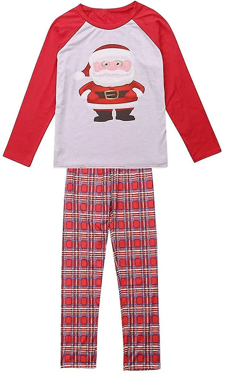 FAMILY CHRISTMAS PAJAMAS SET TODDLER BABY BOYS GIRLS XMAS HOMEWEAR PARENTCHILD SANTA CLAUS PRINTED SLEEPWEAR