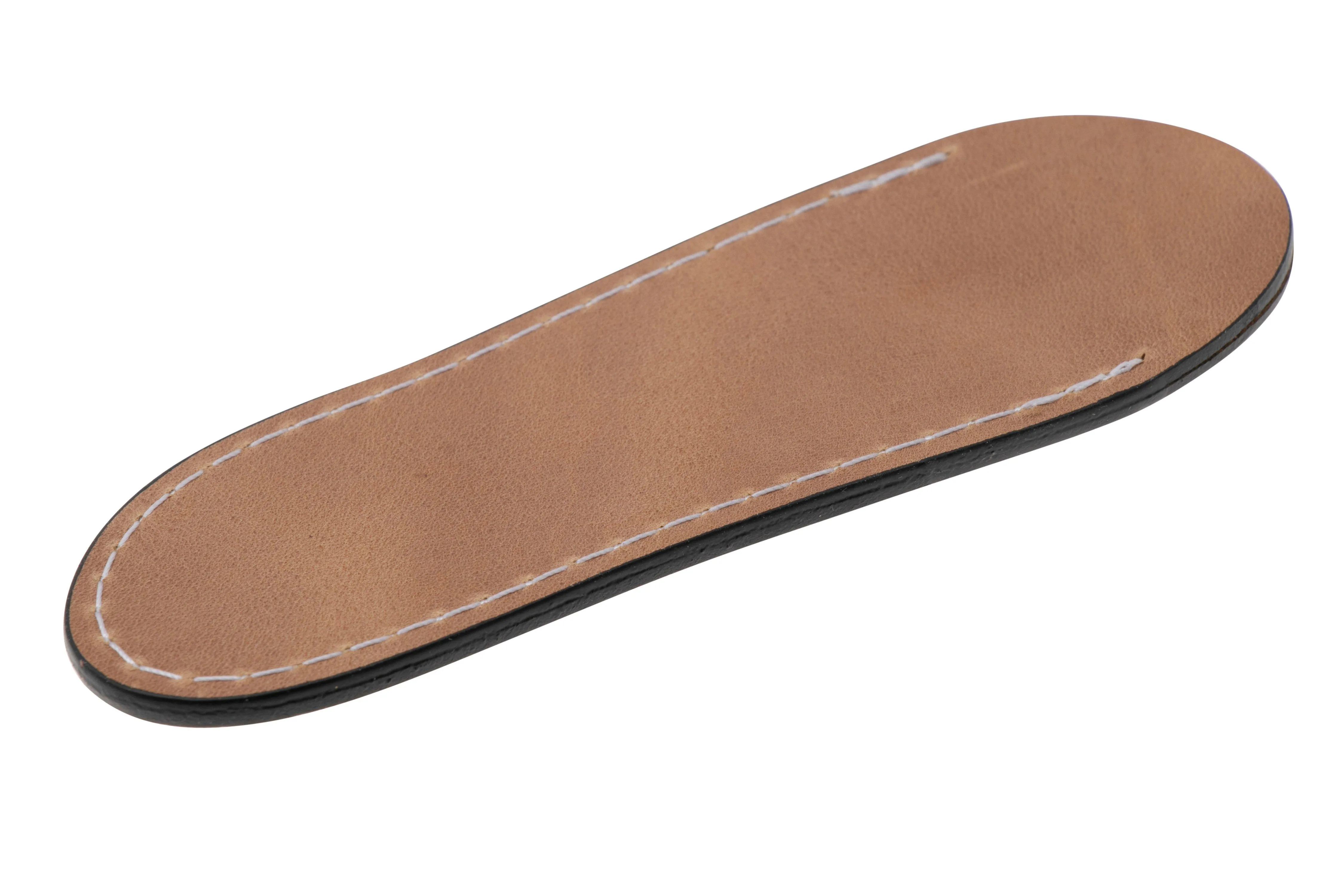 Forge de Laguiole LAF1F Natural, funda de cuero para navajas de 9 cm