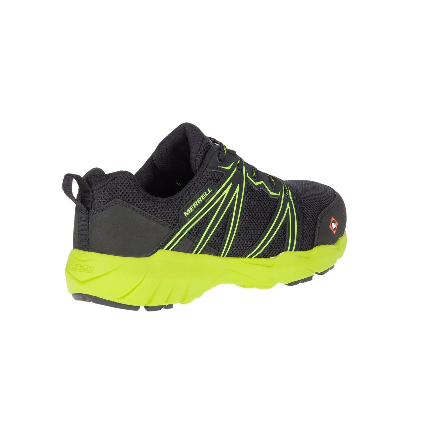 FULLBENCH SUPERLITE MEN'S ALLOYTOE WORK SHOES BLACK/LIME