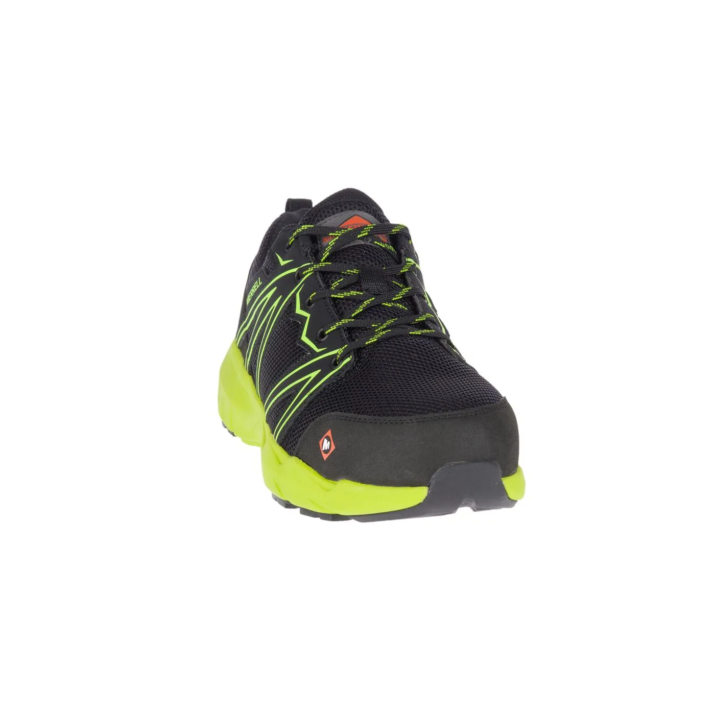 FULLBENCH SUPERLITE MEN'S ALLOYTOE WORK SHOES BLACK/LIME