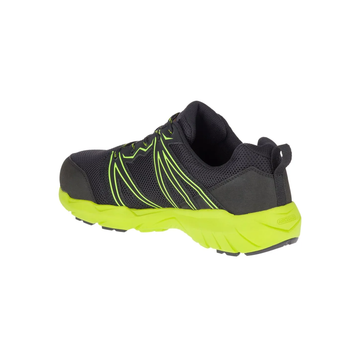 FULLBENCH SUPERLITE MEN'S ALLOYTOE WORK SHOES BLACK/LIME