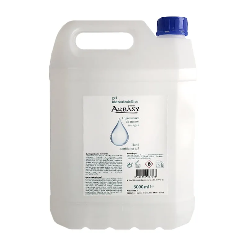 Gel hidroalcohólico arbasy 5l