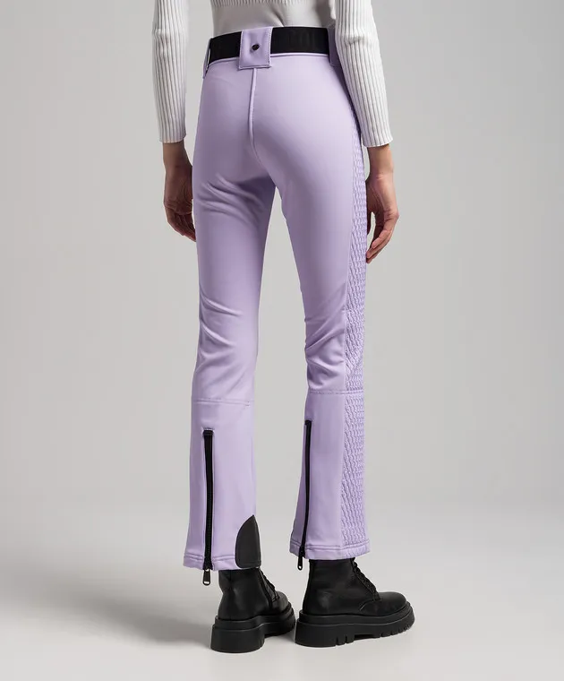 Goldbergh Broore Ski purple ski pants with stripes