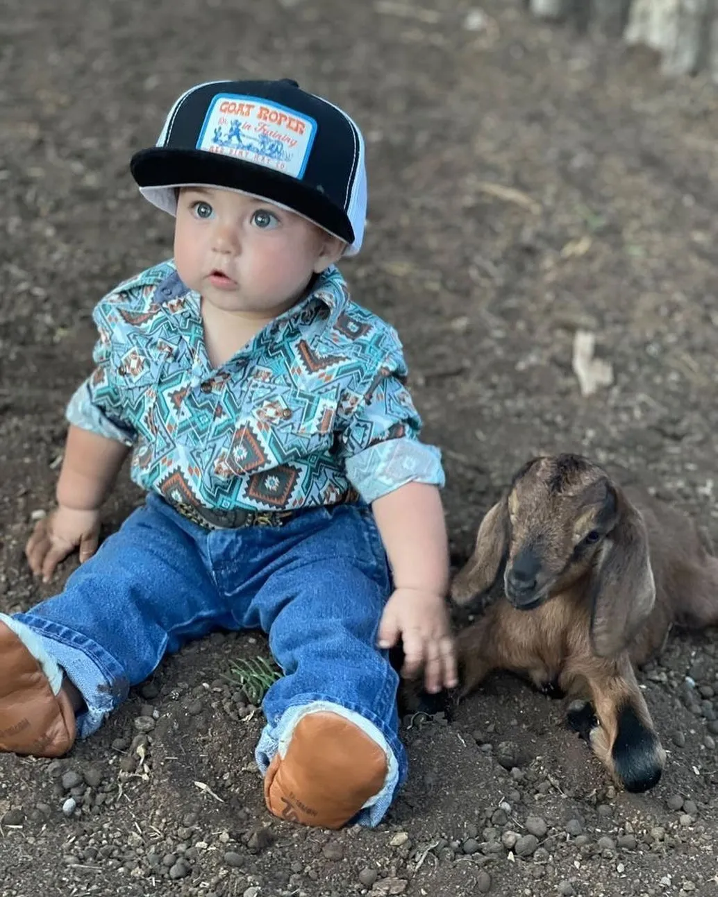 GORRA DE CUERDA DE CABRA JUVENIL RED DIRT HAT CO.