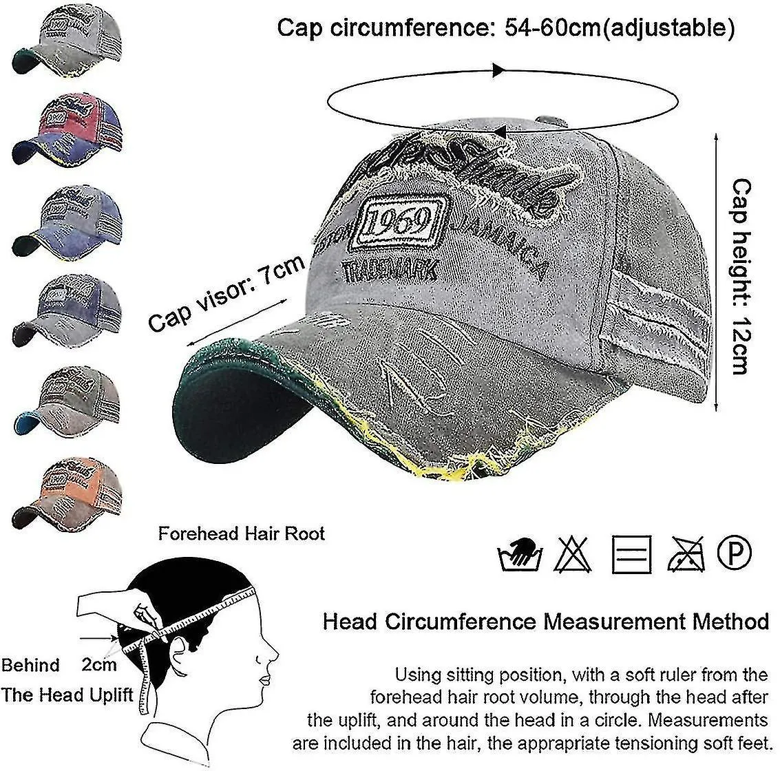 Gorras de béisbol de mezclilla para hombres vintage Gorras de béisbol para adultos unisex