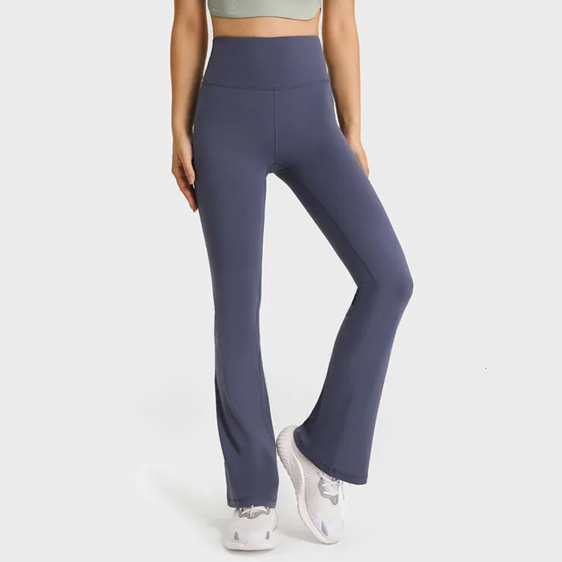 Groove Gym Gym Fitness Pantalones de yoga elástico Leggación de pata de pierna