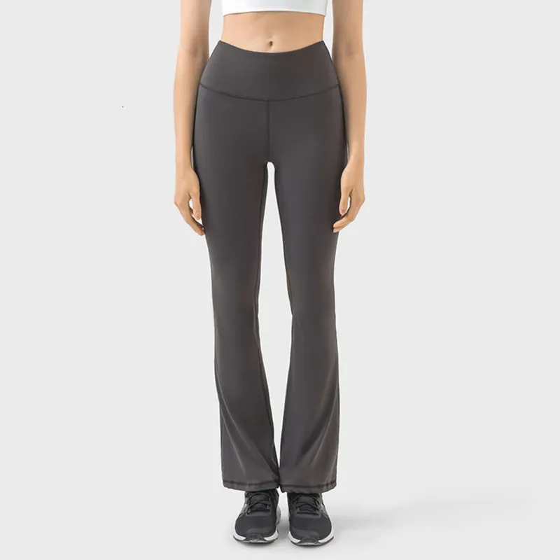 Groove Gym Gym Fitness Pantalones de yoga elástico Leggación de pata de pierna