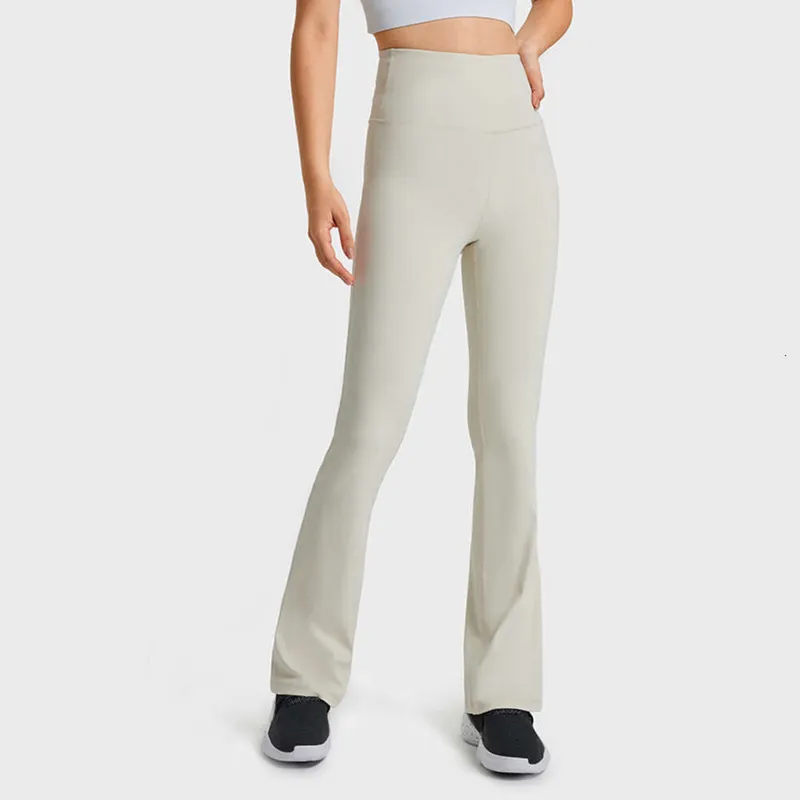 Groove Gym Gym Fitness Pantalones de yoga elástico Leggación de pata de pierna