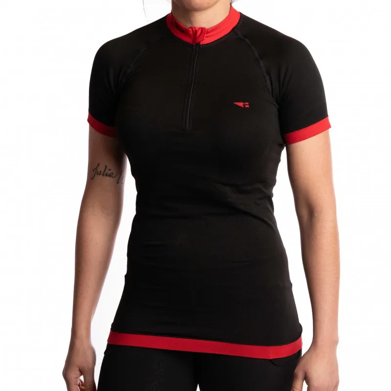 HANKER MAILLOT RIBO NEGROROJO