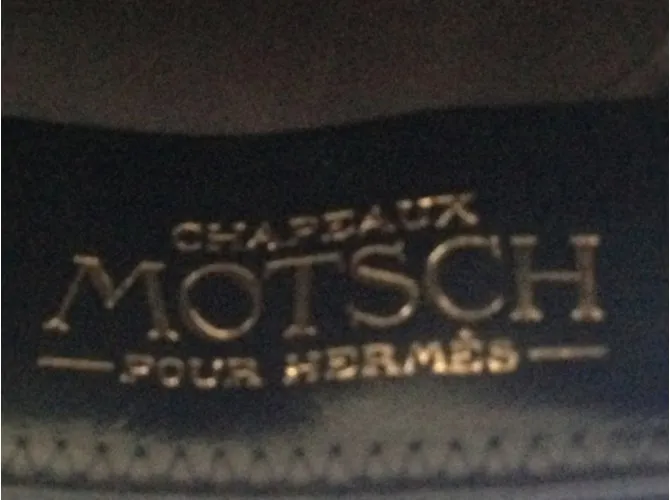 Hermès Sombreros Azul marino 