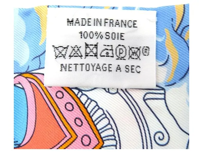 Hermès Twilly Sobre Mi Nube Mi Bufanda de Seda 