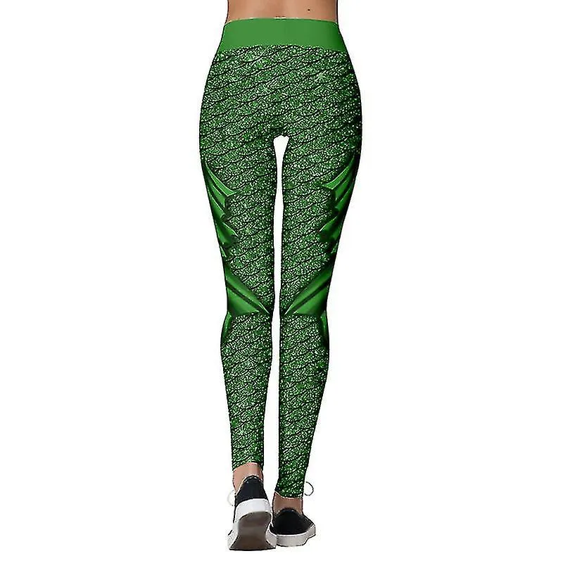 HMWYWOMEN LEGGINGS DE NAVIDAD RUNNING YOGA PANTALONES ELáSTICOS PANTALONES ELáSTICOS