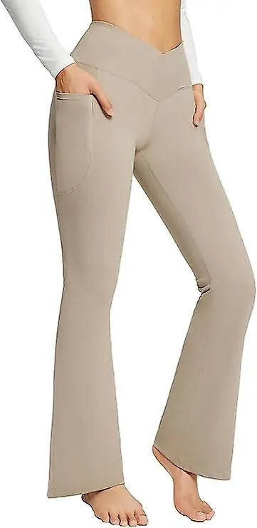 Ilwhe Women's Flare Leggings Pantalones de Yoga