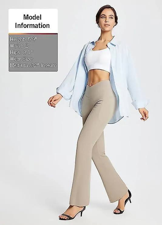 Ilwhe Women's Flare Leggings Pantalones de Yoga