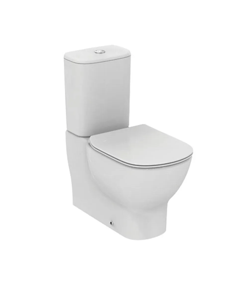 Inodoro Completo a Pared Tanque Bajo Aquablade Tesi Ideal Standard T371701