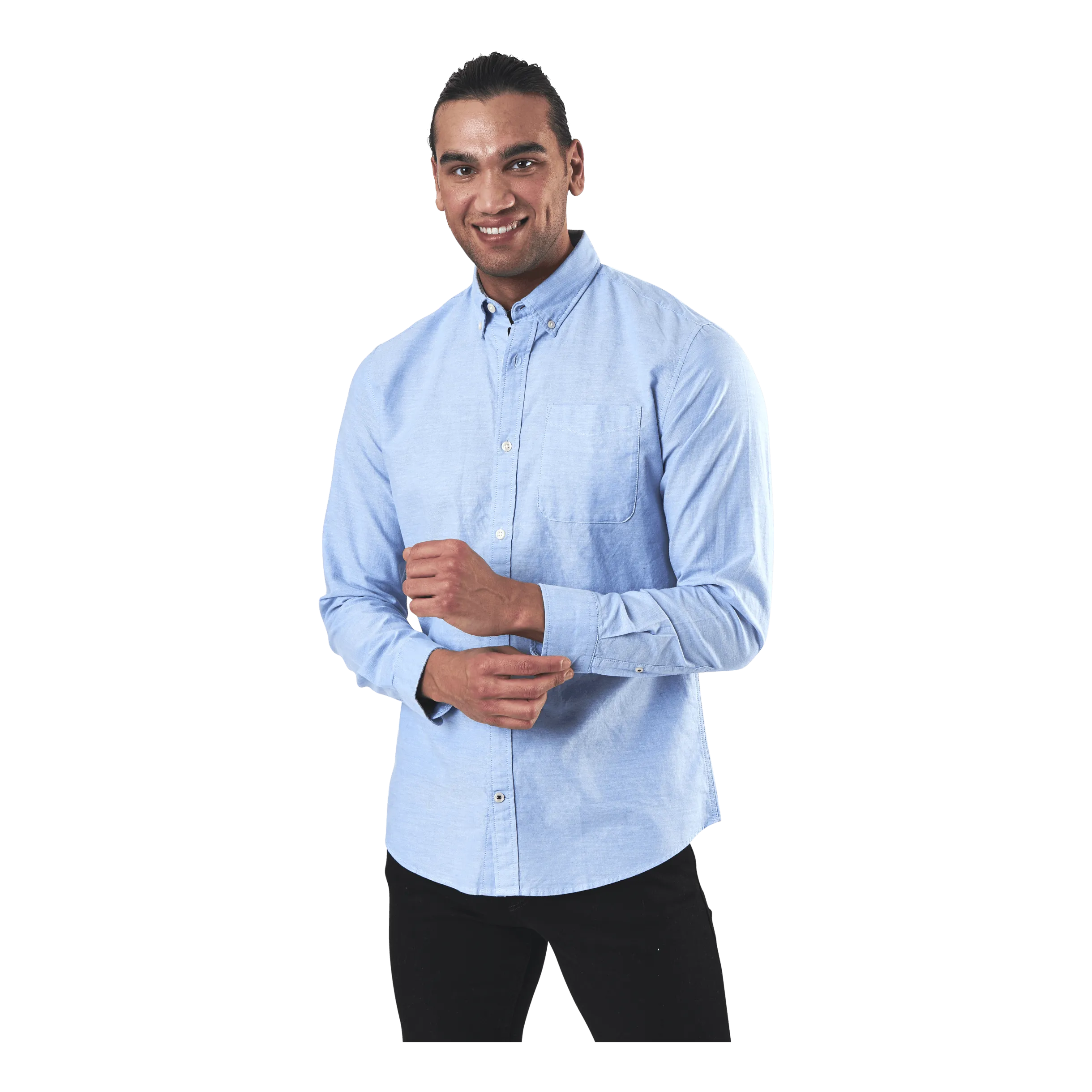 Jack & Jones Oxford Shirt L/S Blue