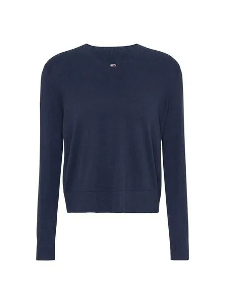 Jersey Tommy Jeans Essential Crew Marino Mujer