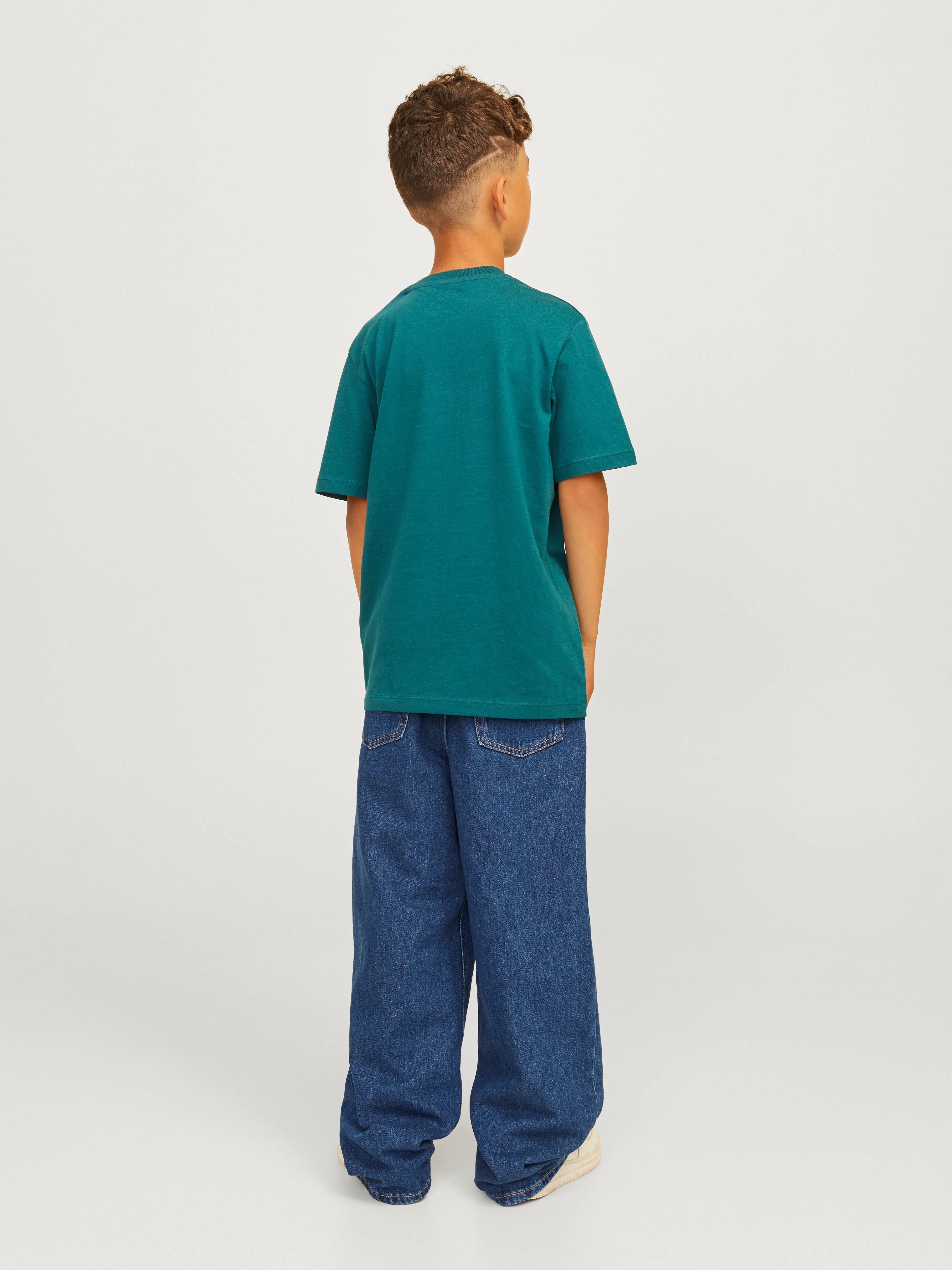 JJIALEX JJORIGINAL MF 924 JNR LN Vaqueros de corte baggy | Azul intermedio | Jack & Jones®