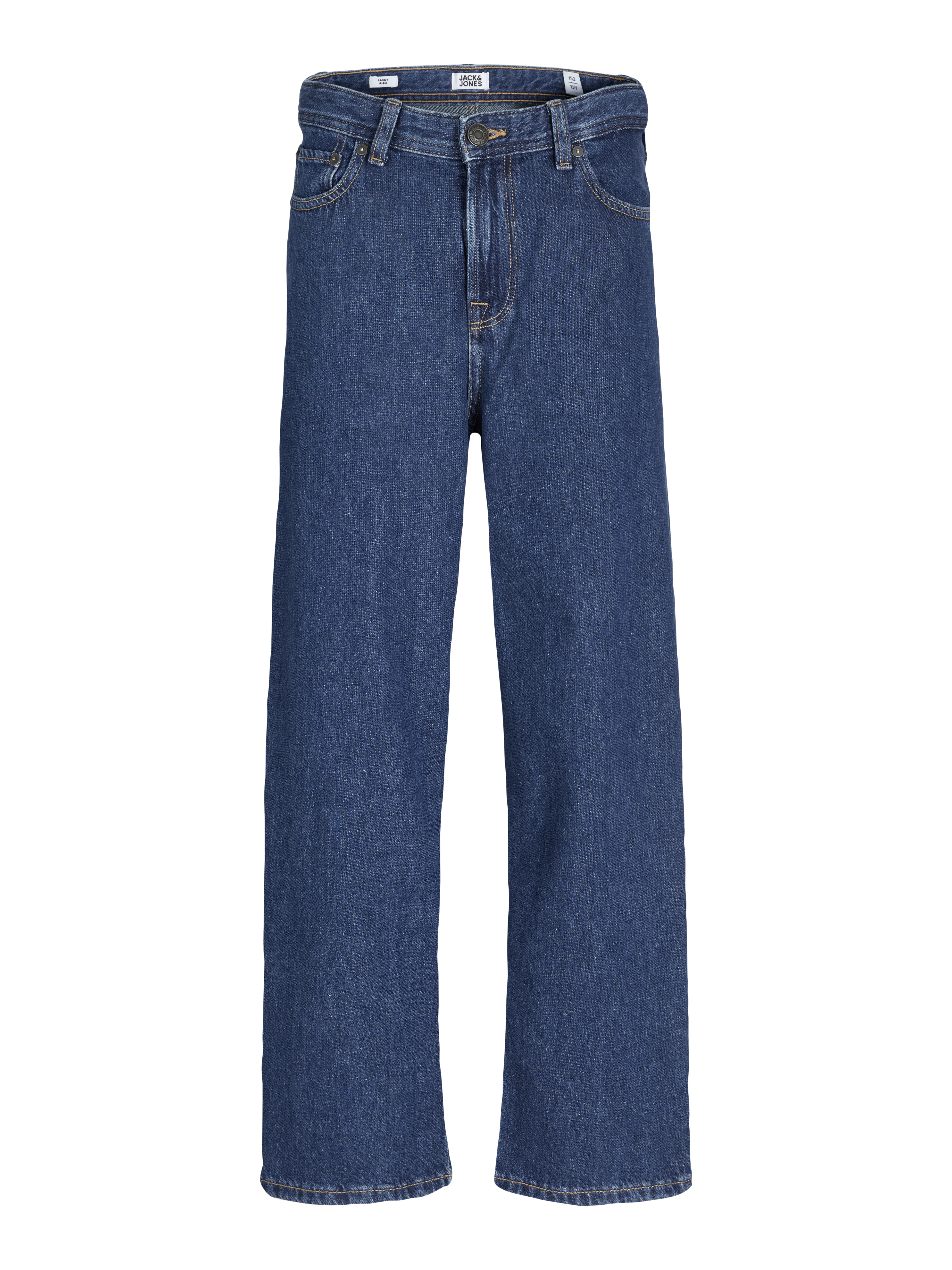 JJIALEX JJORIGINAL MF 924 JNR LN Vaqueros de corte baggy | Azul intermedio | Jack & Jones®