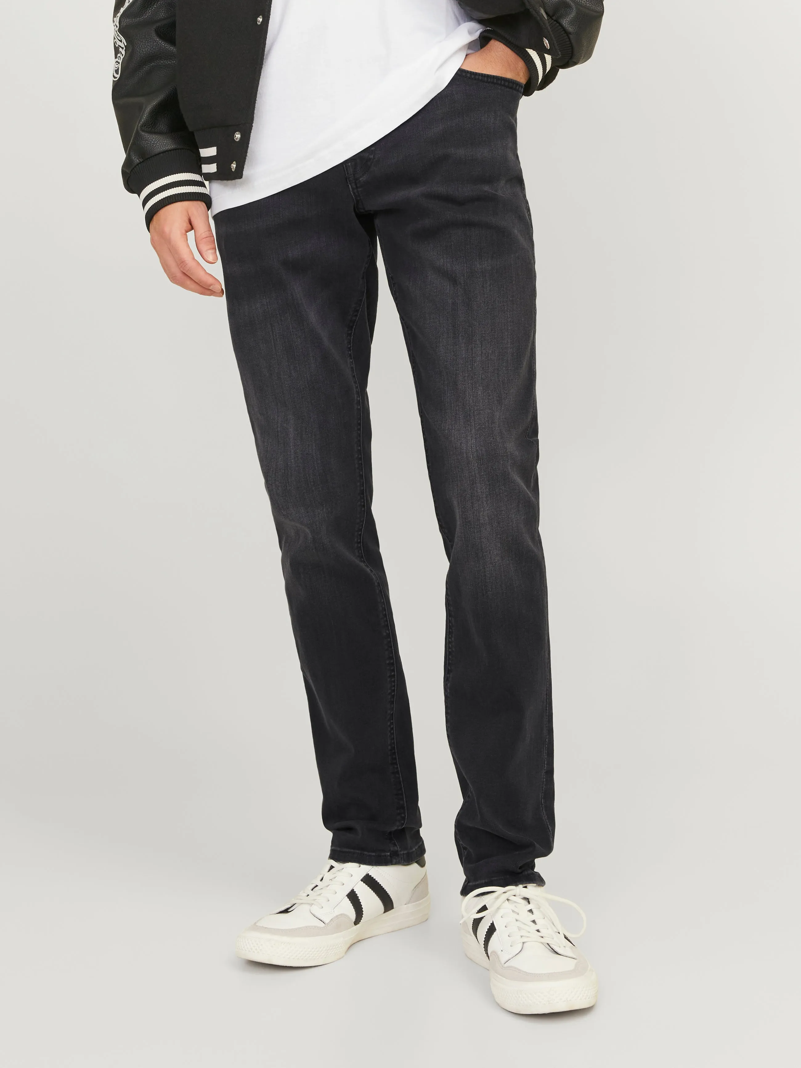 JJIWHGLENN JJORIGINAL JOS 106 50SPS Vaqueros de corte slim | Negro | Jack & Jones®