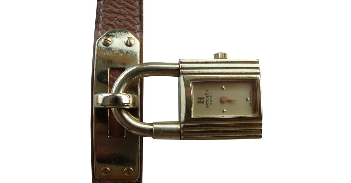 Kelly Hermès Relojes finos Castaño 