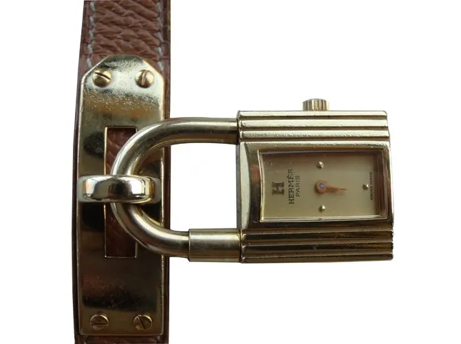 Kelly Hermès Relojes finos Castaño 