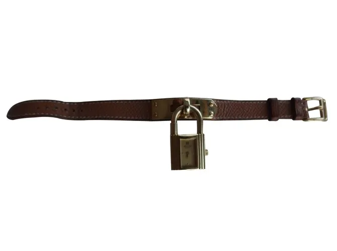 Kelly Hermès Relojes finos Castaño 