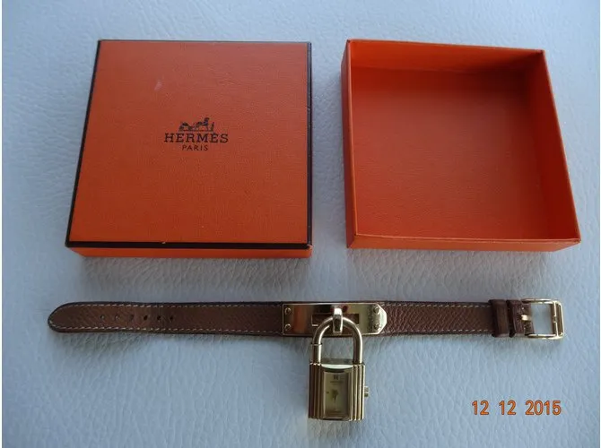 Kelly Hermès Relojes finos Castaño 