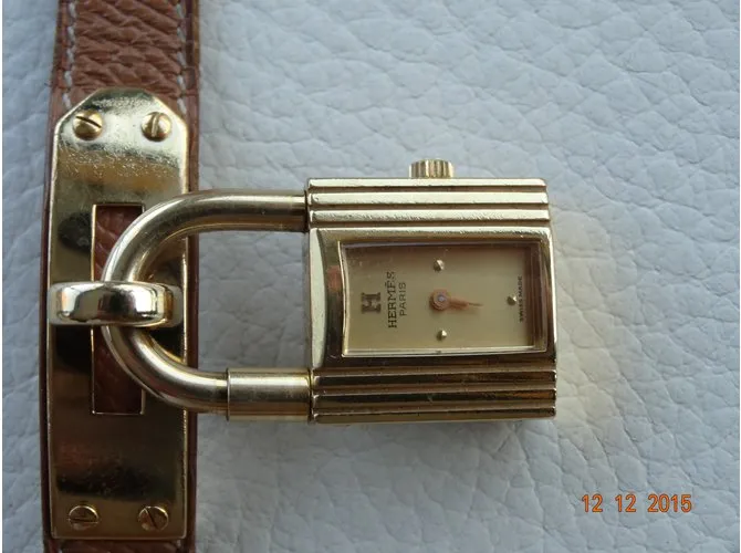 Kelly Hermès Relojes finos Castaño 