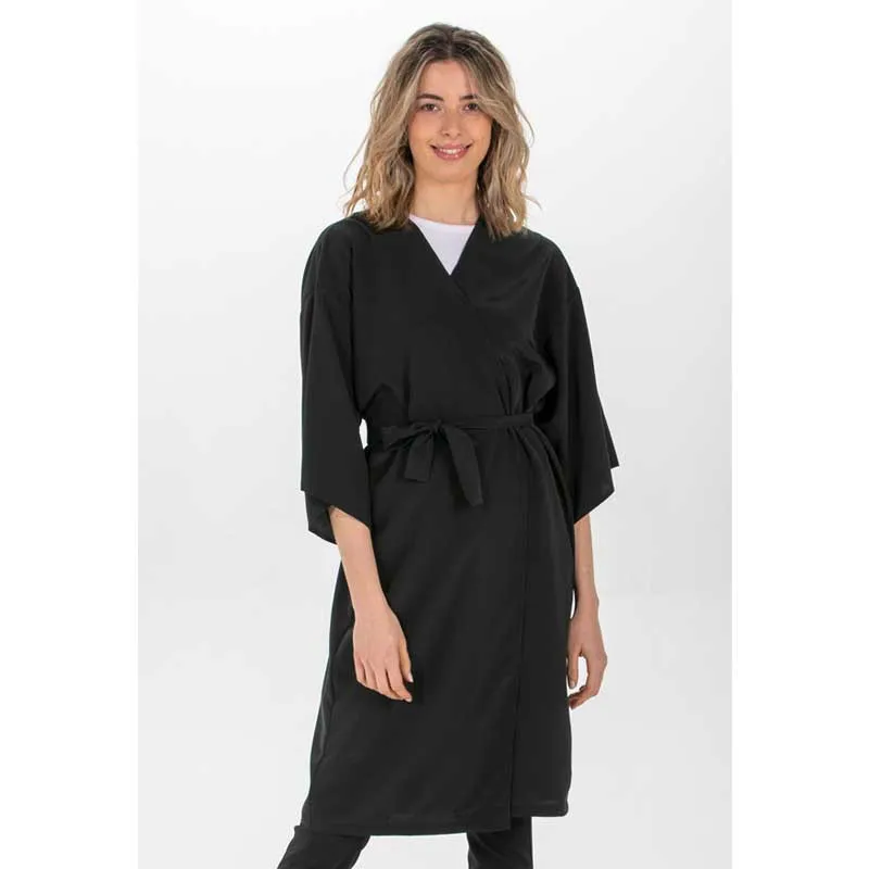 KIMONO PARA PELUQUERíA NEGRO  DYNEKE