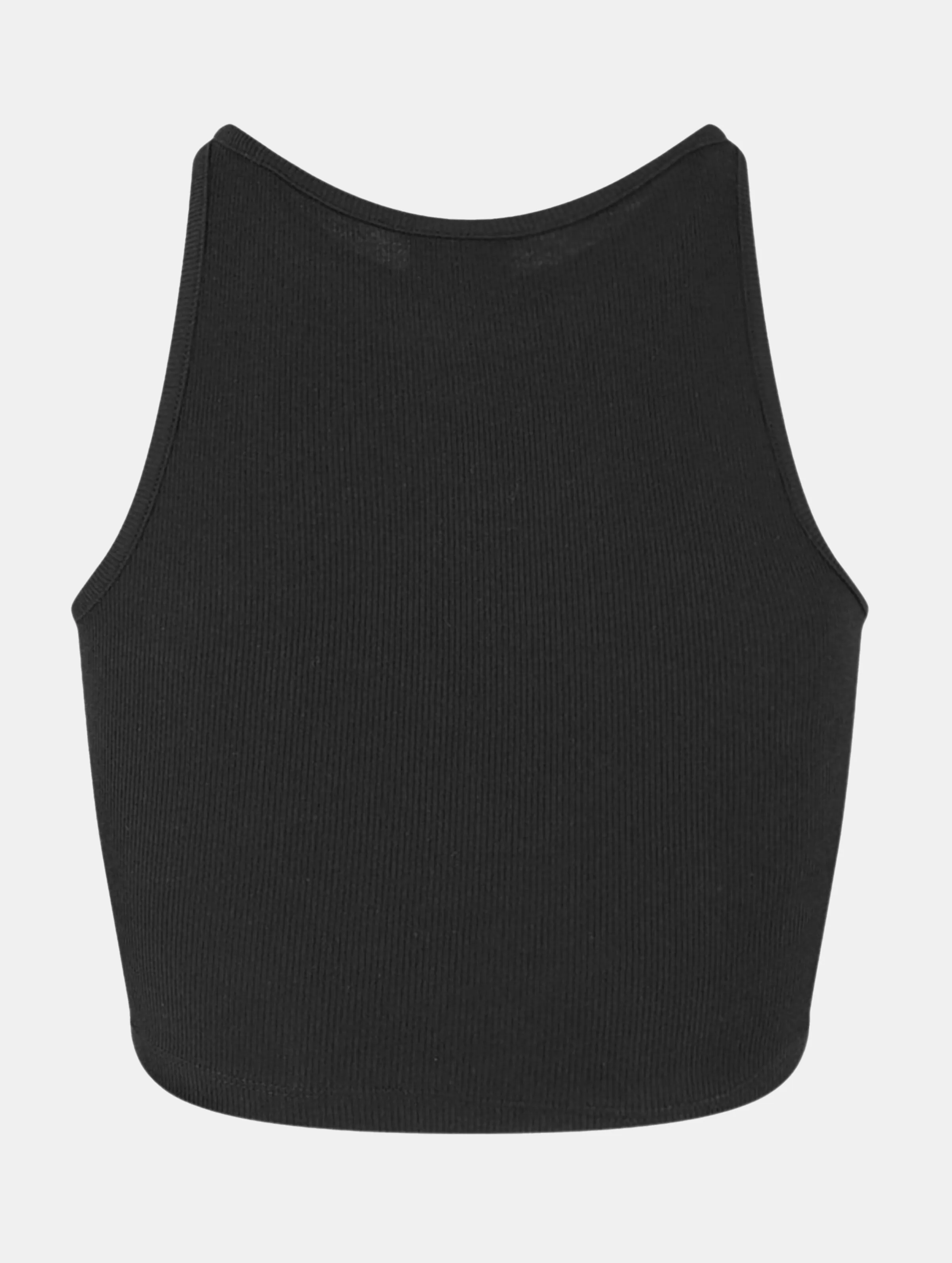 Ladies Organic Cropped Rib
