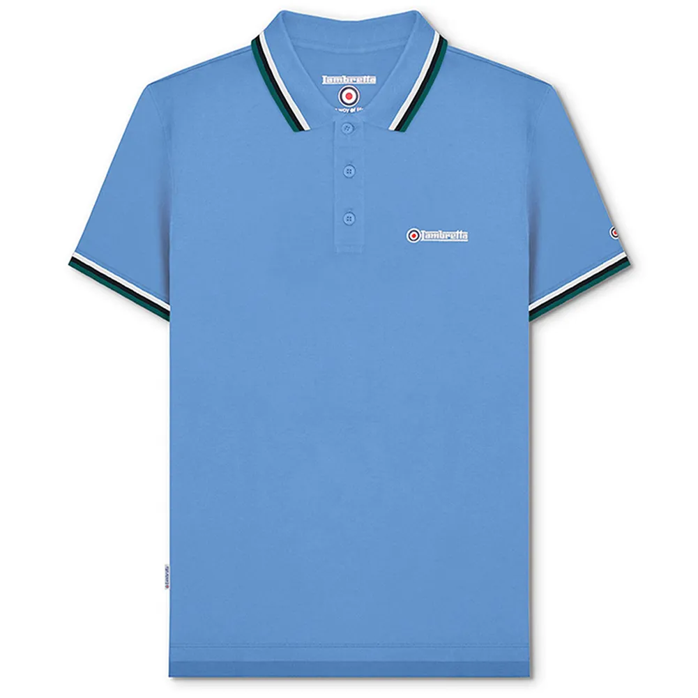 LAMBRETTA TRIPLE TIPPED HOMBRE POLO SS1650AB/W/N/DL
