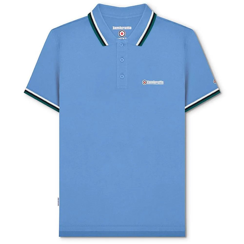 LAMBRETTA TRIPLE TIPPED HOMBRE POLO SS1650AB/W/N/DL