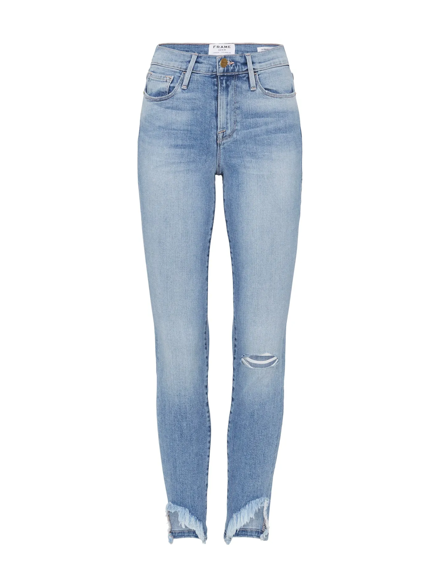 Le Skinny De Jeanne Side Fray