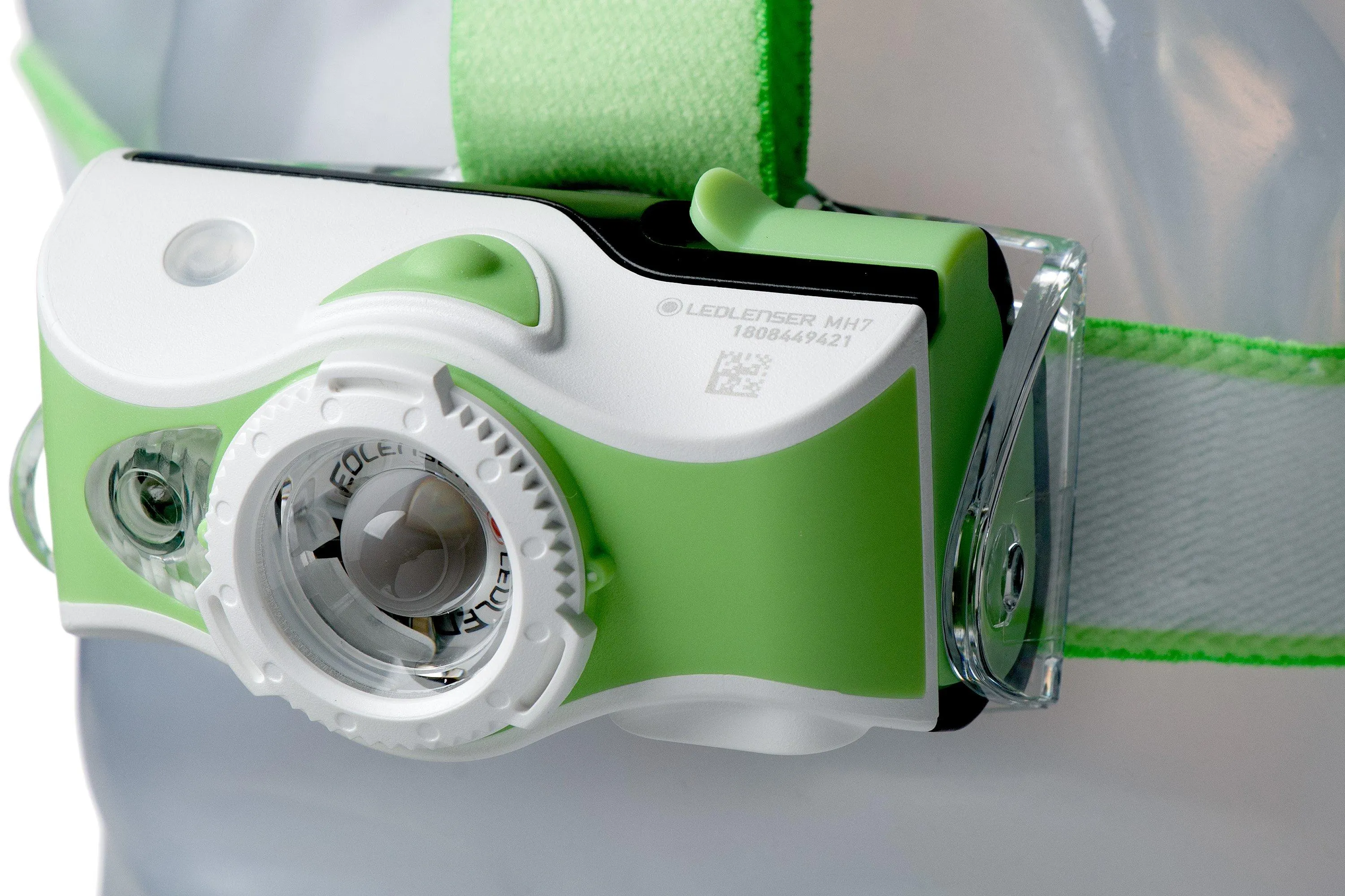 Ledlenser MH7 linterna frontal recargable, verde