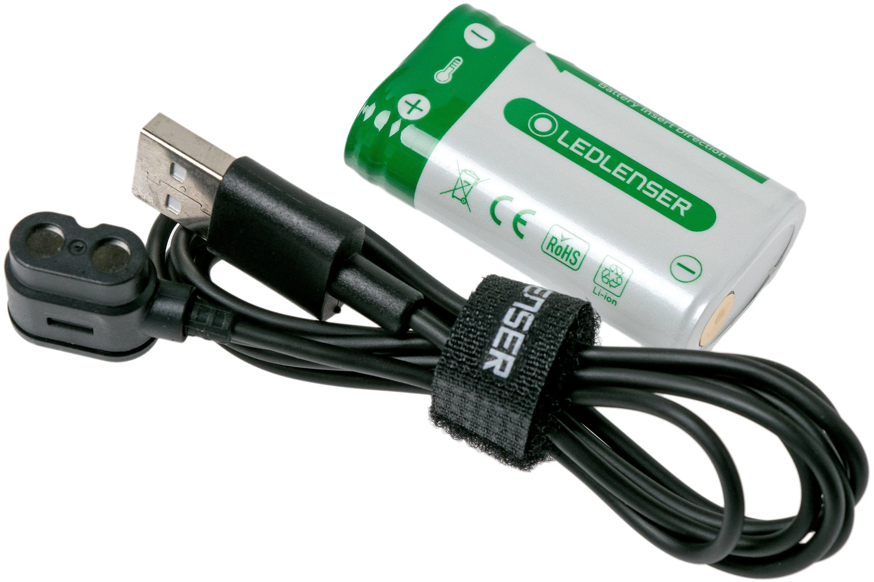 Ledlenser MH7 linterna frontal recargable, verde