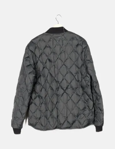 Lee Cazadora bomber verde acolchada