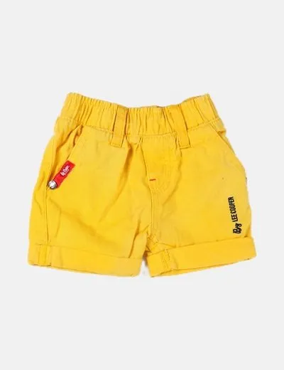 Lee Cooper Bermuda amarilla denim