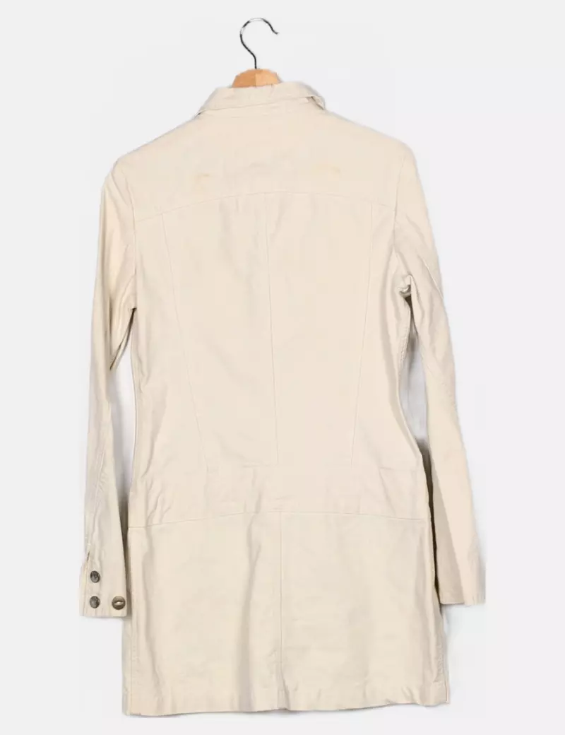 Lee Gabardina beige claro bolsillos