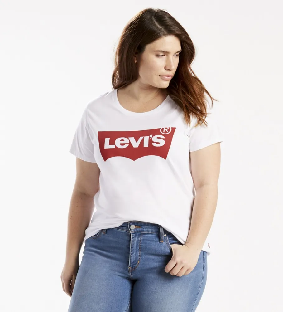 LEVI'S CAMISETA PERFECT PLUS BATWING BLANCO