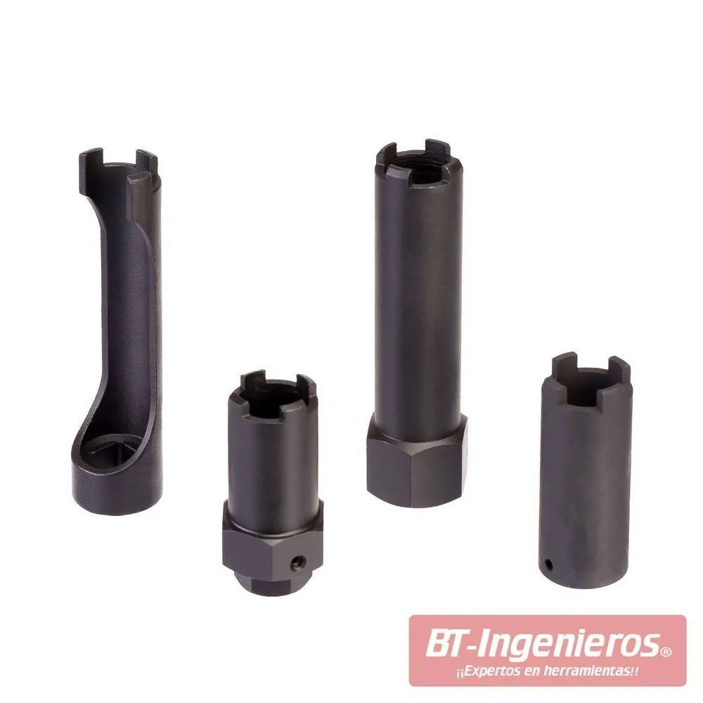 Llaves almenadas para inyectores de camión. 4 piezas