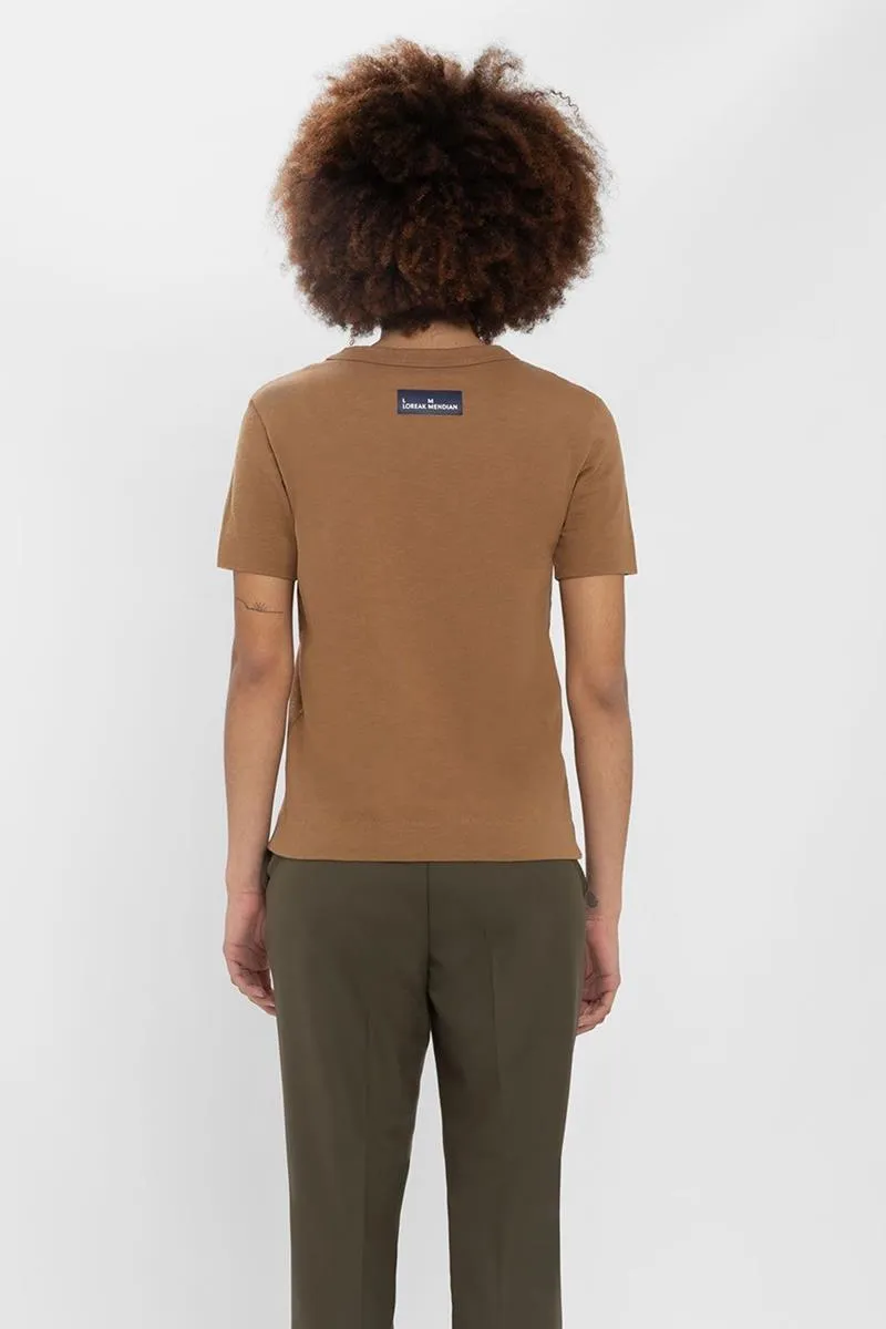 LOREAK MENDIAN CAMISETA IZENDUNA CAMEL