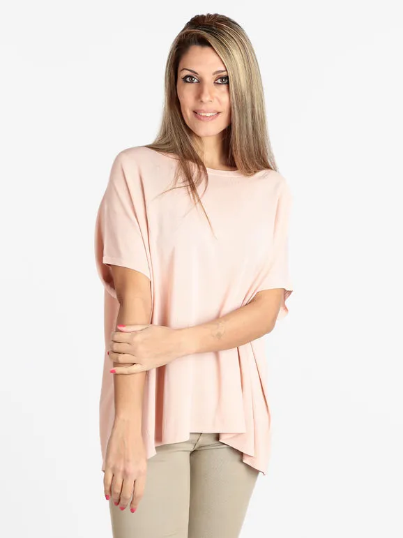 Louise Orop Camisa de mujer de manga corta oversize
