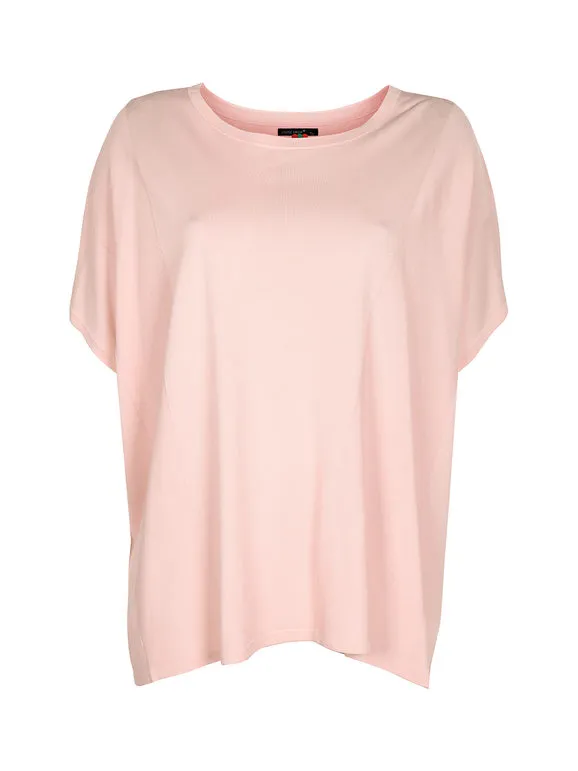 Louise Orop Camisa de mujer de manga corta oversize