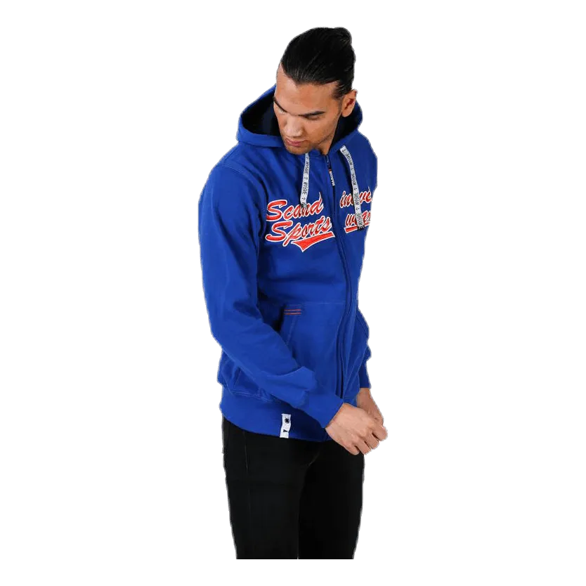 Marina La Rochelle Zip Hood Blue