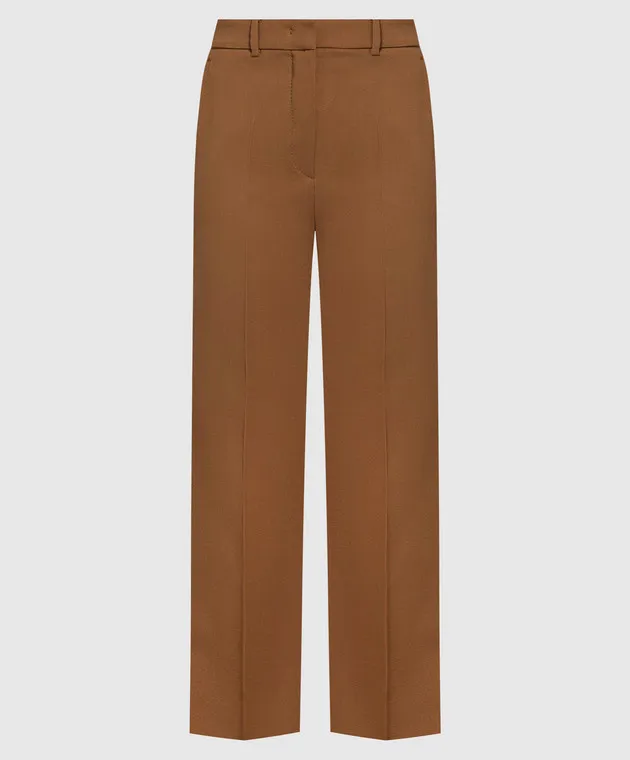 Max Mara Brown pants made of wool