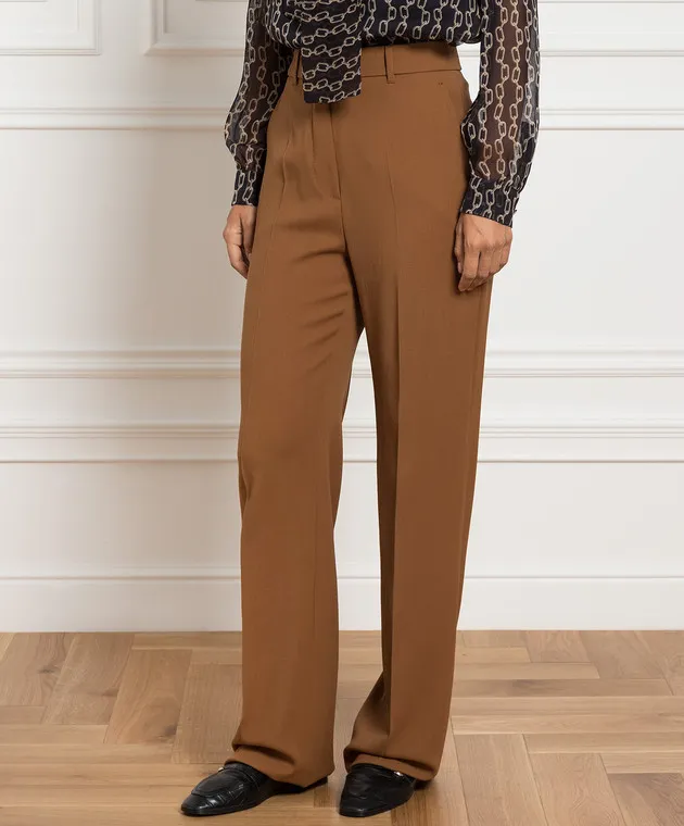 Max Mara Brown pants made of wool