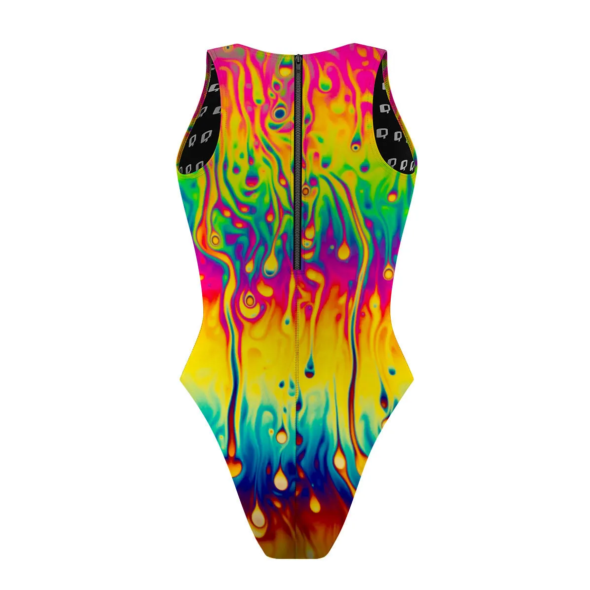 MELT TIE DYE  WOMEN WATERPOLO SWIMSUIT CHEEKY CUT