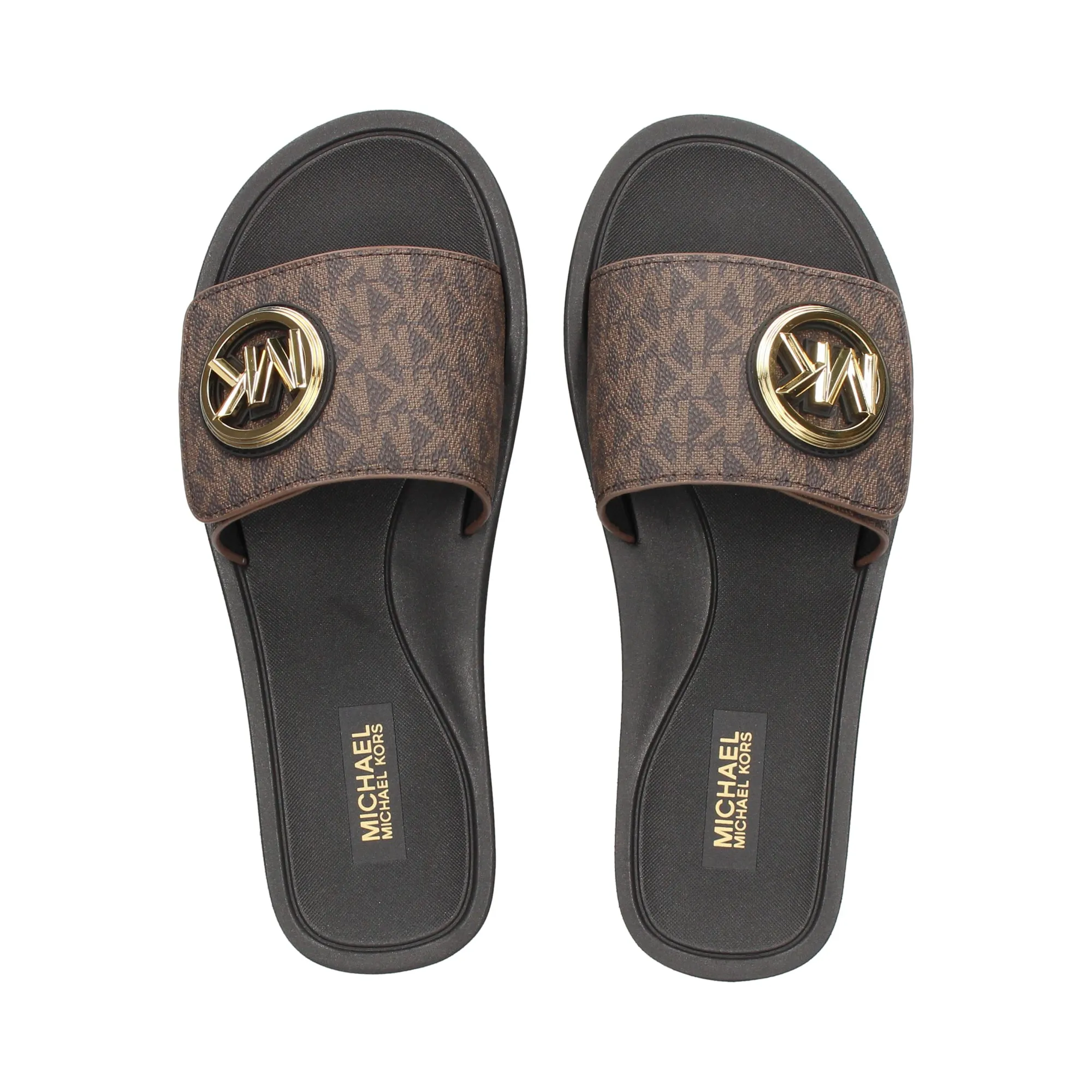 MICHAEL KORS Sandalias planas de Mujer 200 BROWN